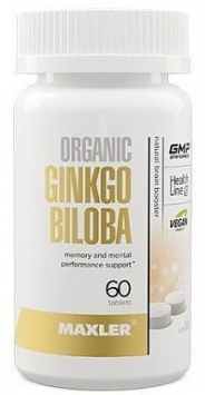 Maxler Ginkgo Biloba Organic 60 (табл.)