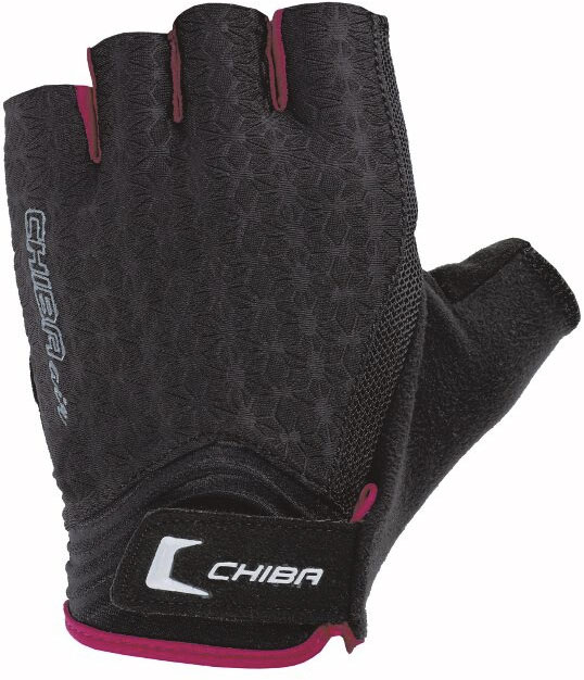 Перчатки женские 40956 (черный-розовый)
