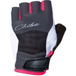 CHIBA Перчатки 40948 серо-черный-розовый