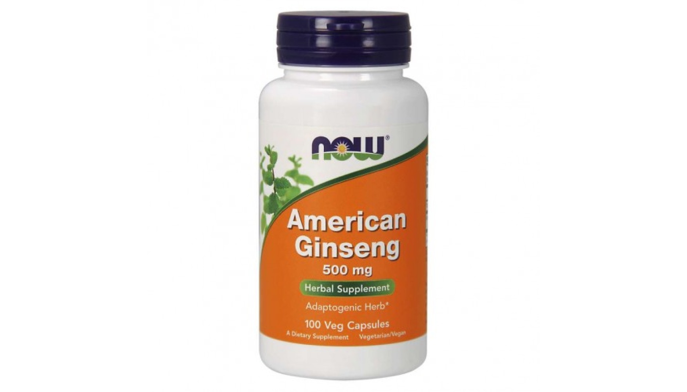 NOW American Ginseng 500 mg 100 капс