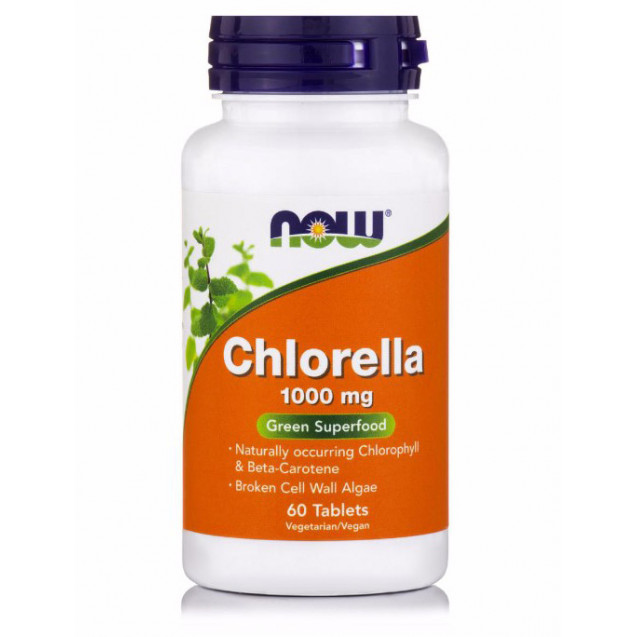 Now Chlorella 1000mg. (60 таб)
