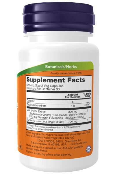 NOW Silymarin Milk Thistle 150 mg 60 капс