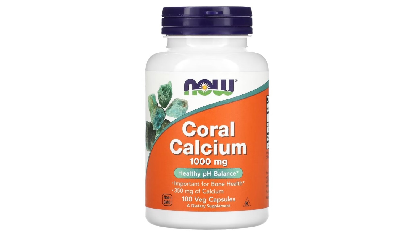 NOW Coral Calcium 1000 mg.100 капс