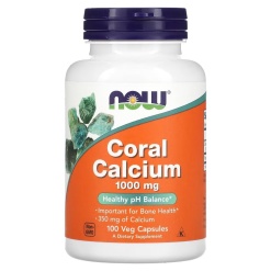 NOW Coral Calcium 1000 mg.100 капс