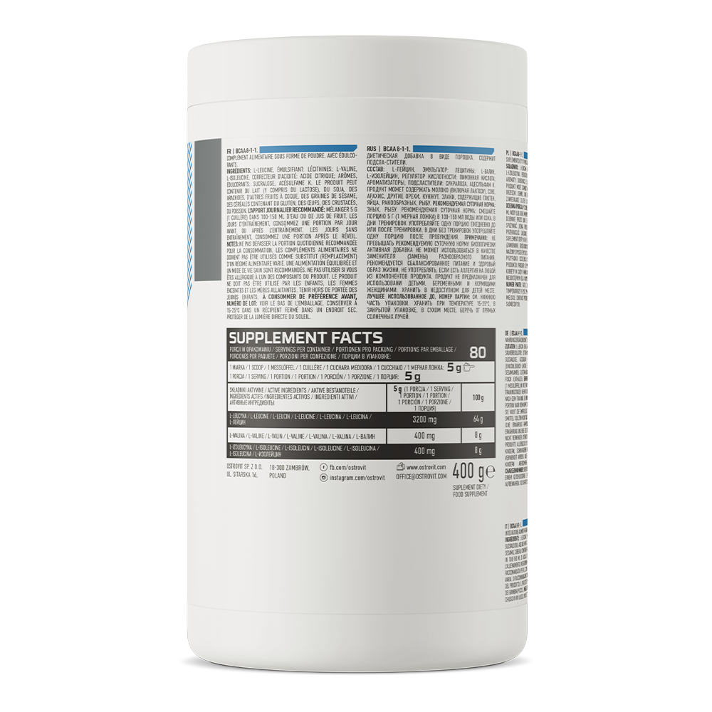 Ostrovit BCAA 8:1:1 400 гр
