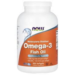 NOW Omega-3 1000mg. 500 гел.капс