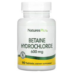NaturesPlus Betaine 600mg.90 таб.