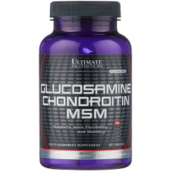 Ultimate Nutrition Glucosamine Chondroitin MSM 90 таб