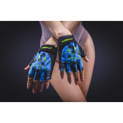 Перчатки женские 40951 Lady Shine (синий/золото)