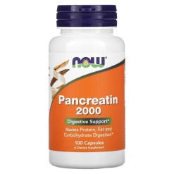 NOW Pancreatin 2000 100 капс
