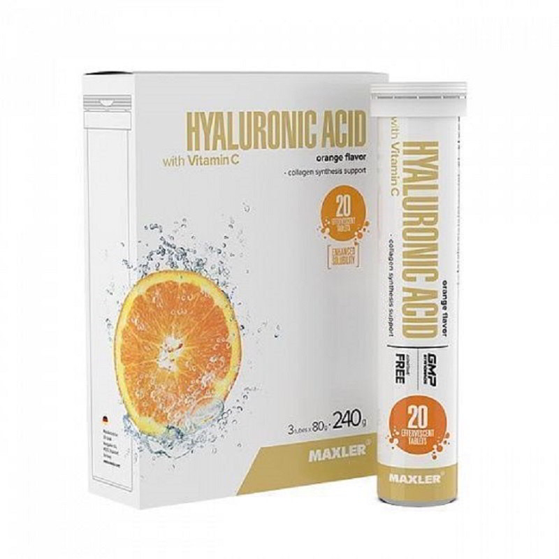 Maxler Hyaluronic Acid with Vitamin C 20 таб.