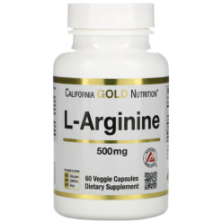 California Gold Nutrition L-Arginine 500mg 60 капс