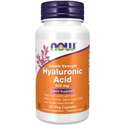 NOW Hyaluronic Acid 100mg. 60 капс