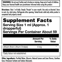 KAL Lithium Orotate Drops 59 мл
