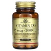 Solgar Vitamin D3 25 mcg 1000IU 180 таб
