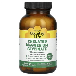 Country Life Chelated Magnesium Glycinate 90 таб.