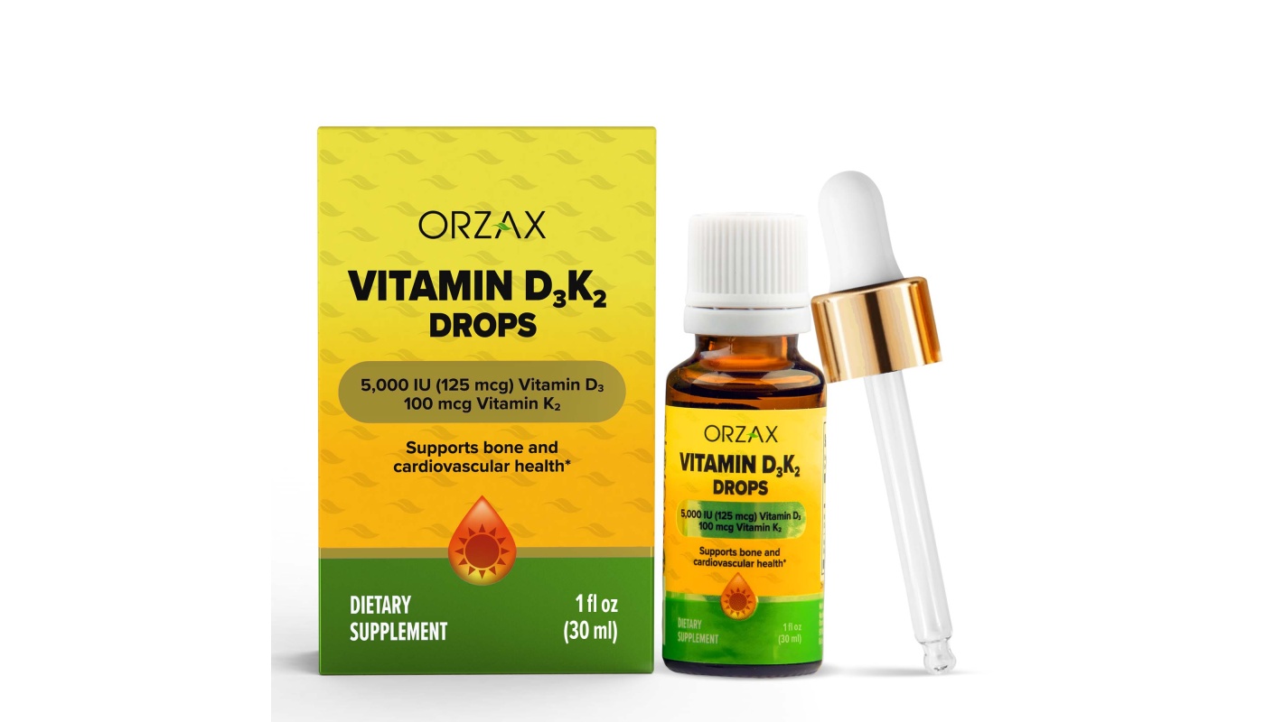 Orzax Vitamin D3+К2 30 мл