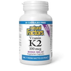 Natural Factors Vitamine K2 180 капс