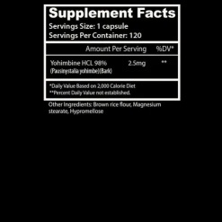 Insane Labs Yohimbine HCL 120 капс