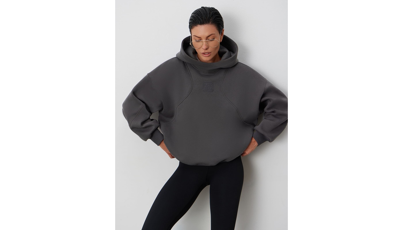 Утепленное худи с капюшоном