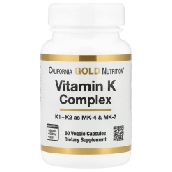 California Gold Vitamin K Complex 60 капс