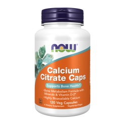 NOW Calcium Citrate 120 капс
