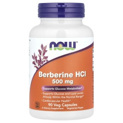 NOW Berberine HCL 500mg 90капс