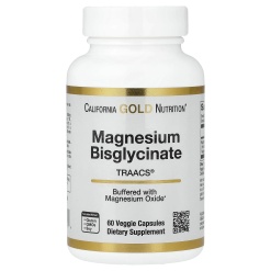 California Gold Magnesium Bisglycinate 200 mg. 60 капс