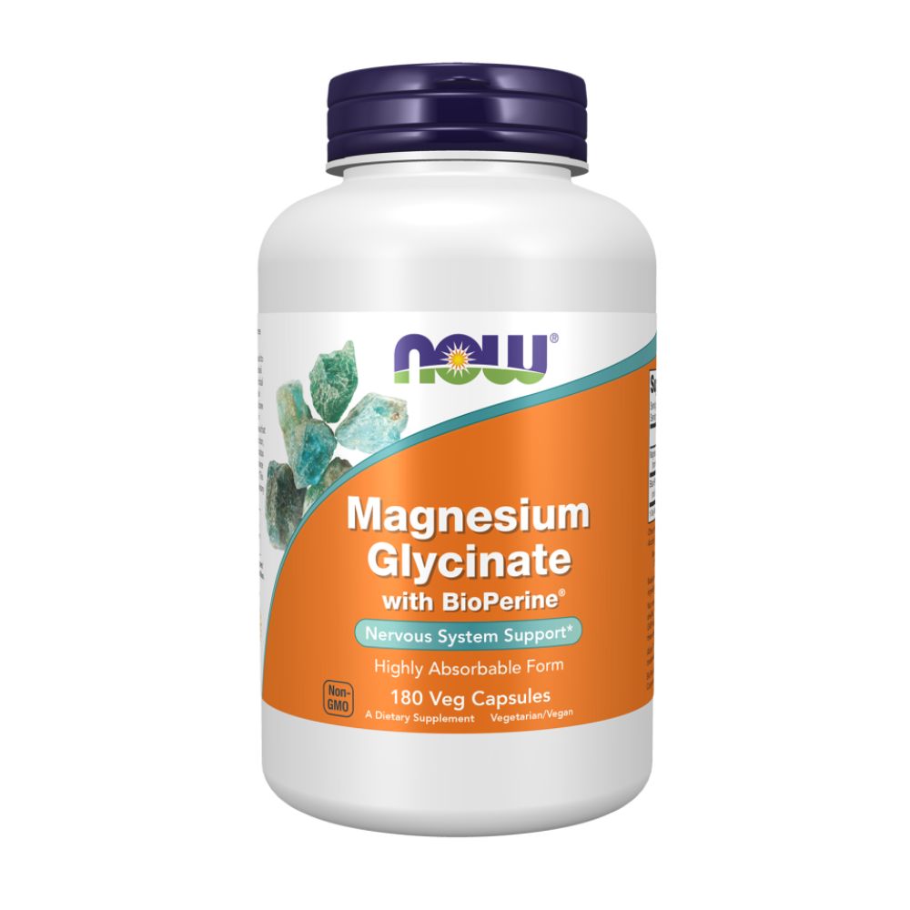 NOW Magnesium Glycinate with BioPerine 180 капс